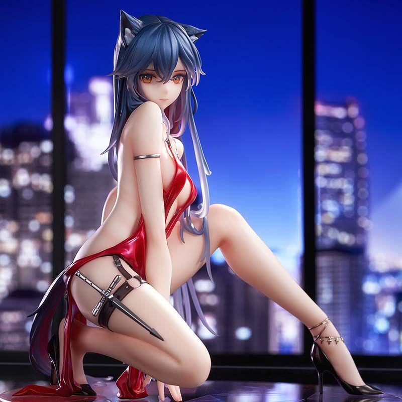 Arknights Texas Squatting Pose Anime Figure