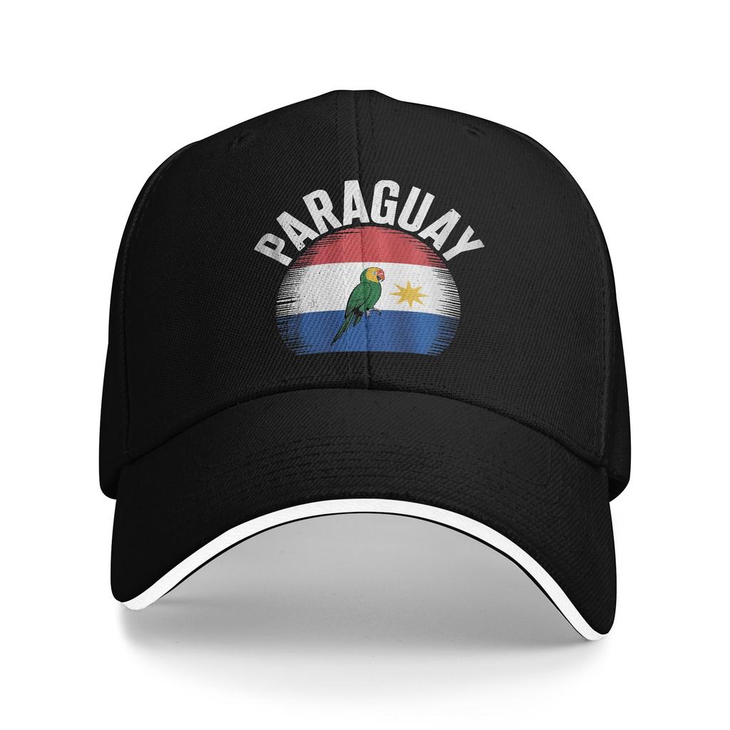 Vintage Paraguay Flag Baseball Caps for Men Women Trucker Hat Outdoor Workouts Gift Sun Caps