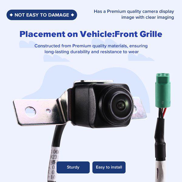 Autokühlergrill Frontkamera - Schwarzes ABS - A00109231