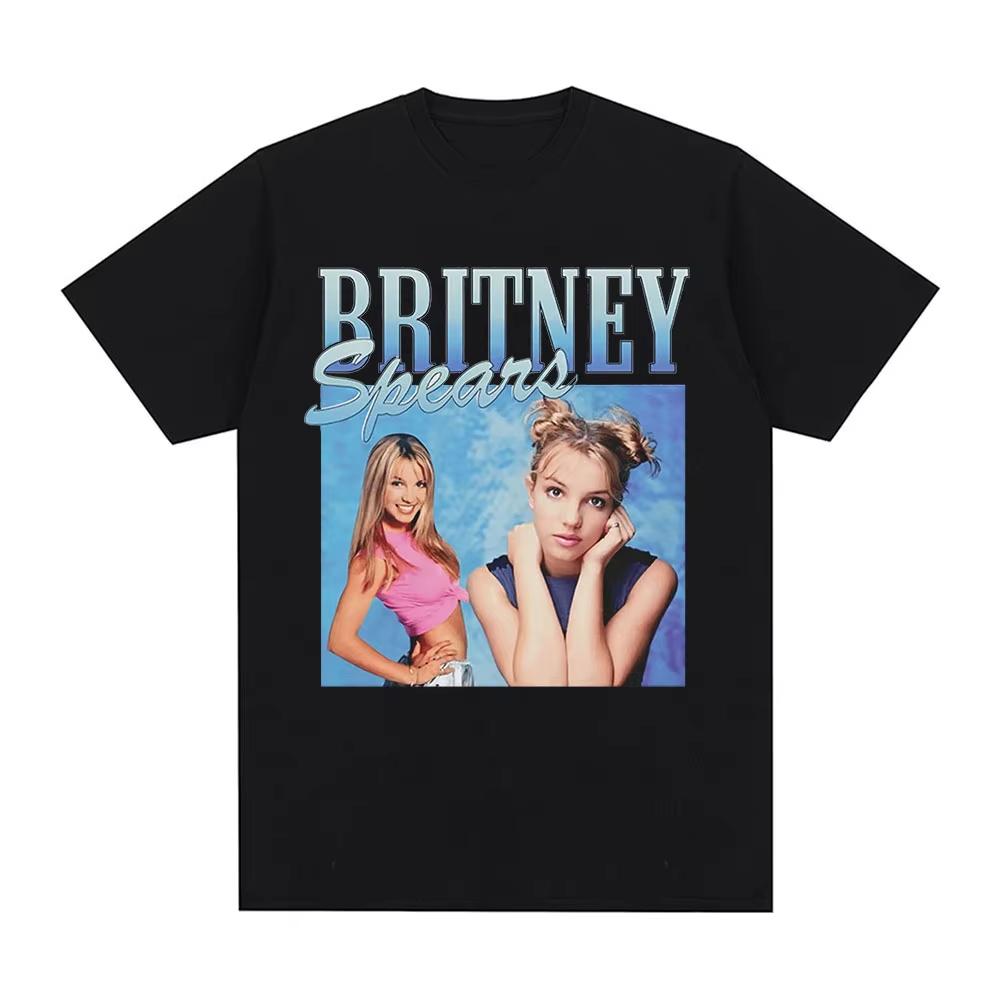 

Britney Spears Metal Rock Graphic Tshirt Unisex Women Fashion Hip Hop T Shirts Harajuku Vintage Short Sleeve Tee Shirt Oversized 4XL