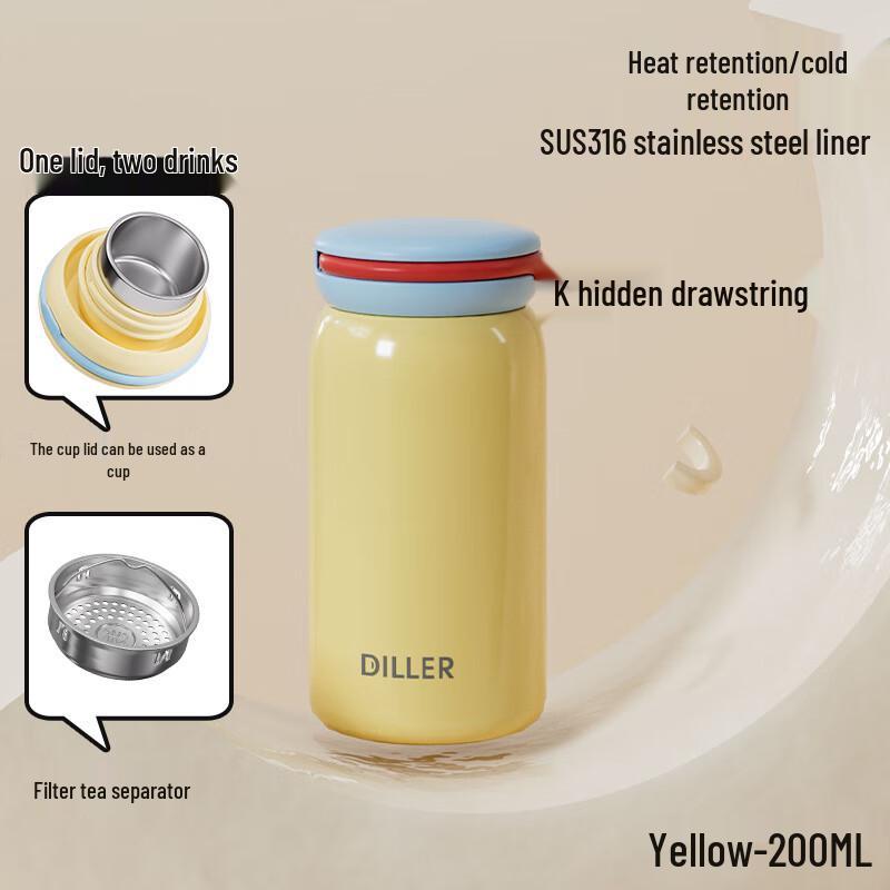 Diller Portable Coffee Thermos Mug