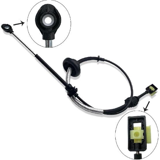 5L3Z7E395BA Automatic Transmission Shift Cable Replacement for Ford F-150 2005–2008 4.2L 4.6L 5.4L V6 V8, 4R70W, Replace 5L3Z-7E395-BA 5L3Z7E395AA