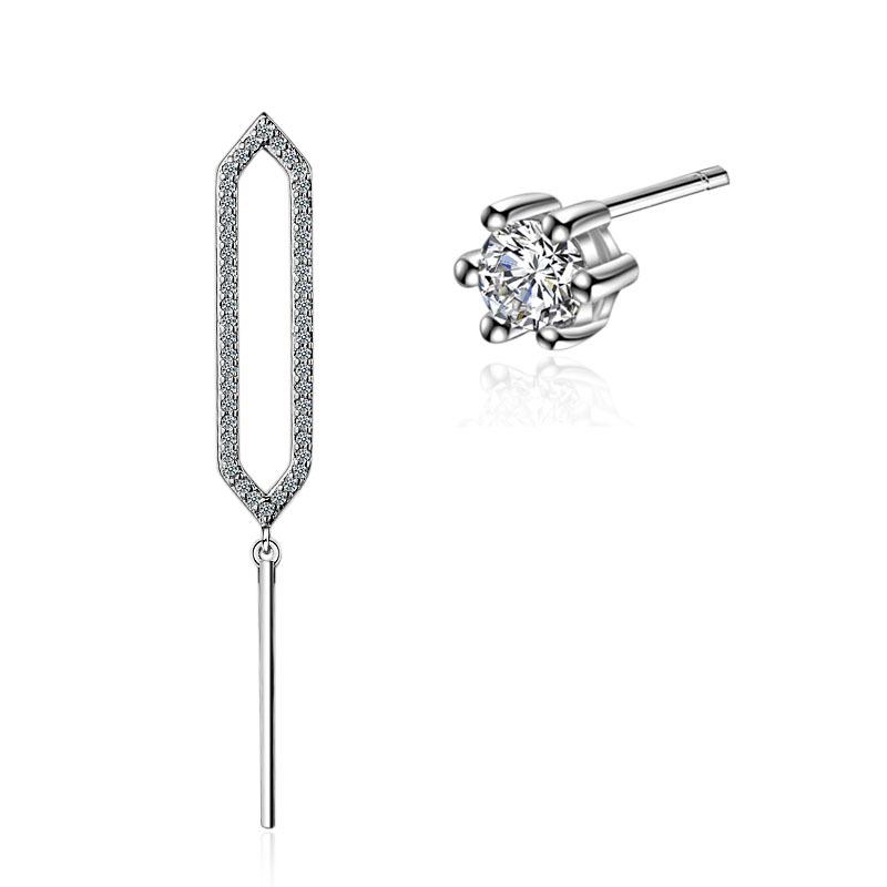 Dlouhý střapec Geometrický Asymetrický Šumivý Temperament Jednoduché Dámské Náušnice Party Doplňky Módní šperky