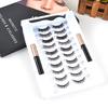 Magnetic Natural False Eyelashes Eyeliner Liquid Tweezer Set Reusable 3D Magnets Fake Eye Lashes Makeup Tool