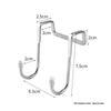 304 Stainless Steel Double-Headed No-Punch S-Shaped Hook for Cabinet or Door Storage