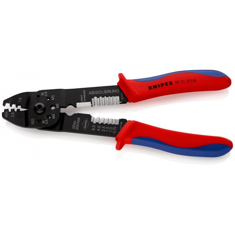 Crimping Pliers For Cable Connectors 0.5-2.5 Mm - Kn 97 21 21B