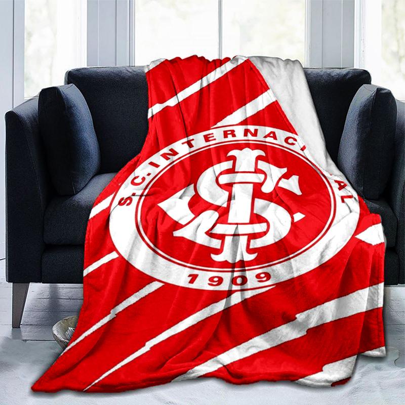 Inter Club Emblem Printed Throws Blanket Soft Flannel Blankets for Couch Bed Gifts for Men Women Picnic Blanket Christmas Gifts