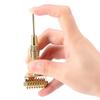 Acupuncture Points Detector Probe Facial Ear Acupoints Spring Needle Massage Roller (Gold)