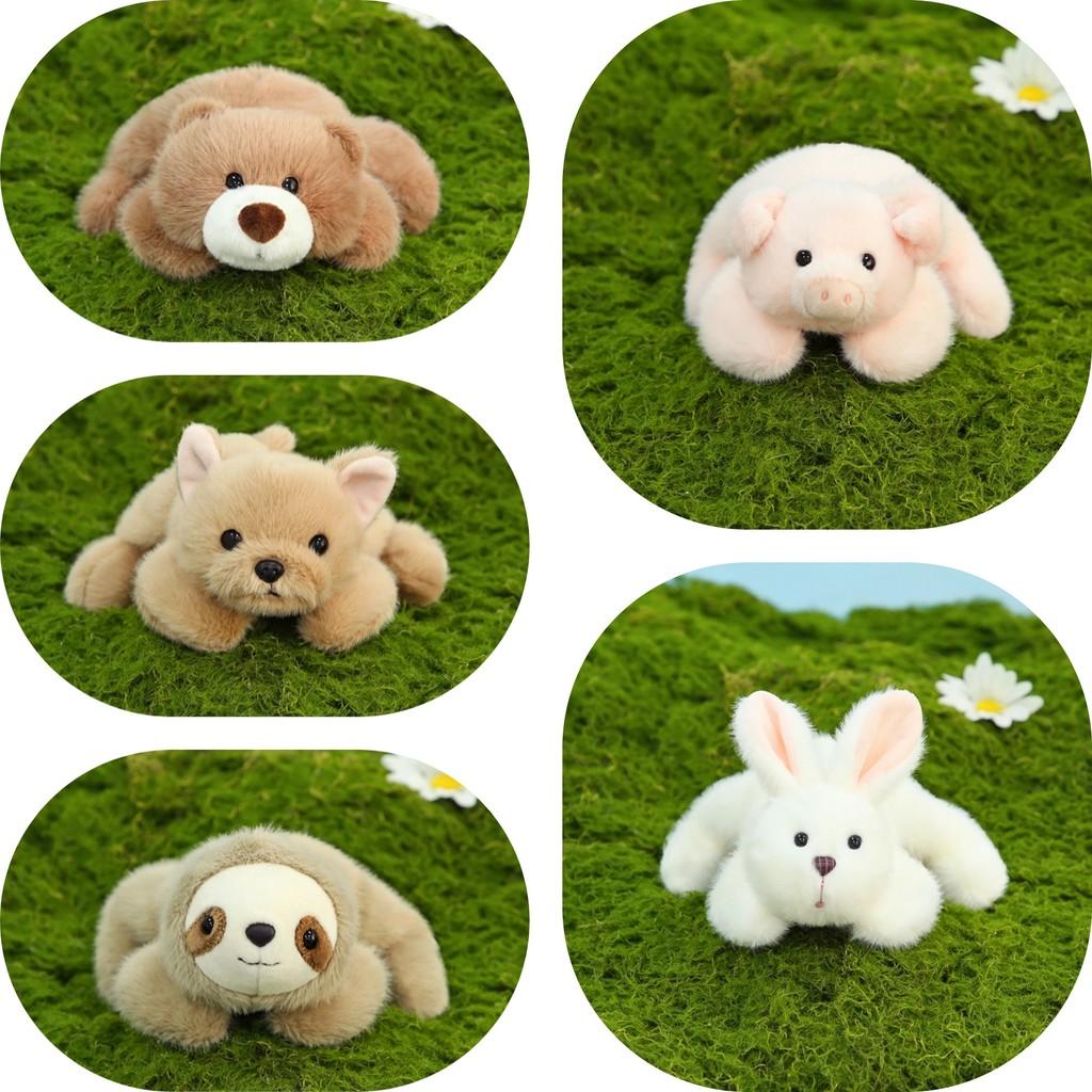 Animals Cartoon Plush Toy Room Decoration Rabbit Pig Dog Sloth Bear Dragon Bee
