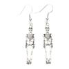 Bat Spider Dangle Earrings Women Jointed Skeleton Long Ear Drop Earrings Stud Halloween Goth Punk Costume Accessories