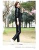 Women's Spring/Fall Casual Sportswear Set: Loose Fit Long-Sleeve Jacket & Sweatshirt, Plus Size, 2-Piece for Middle-Aged & Elderly