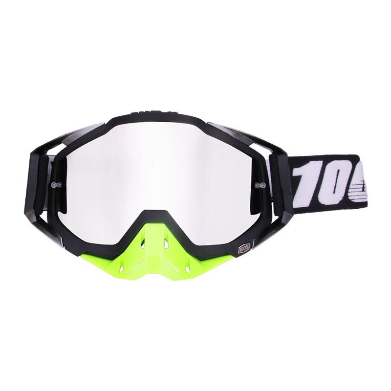 100 Off-Road Motorcycle Goggles with Nose Guard & Windshield Protection for Adults