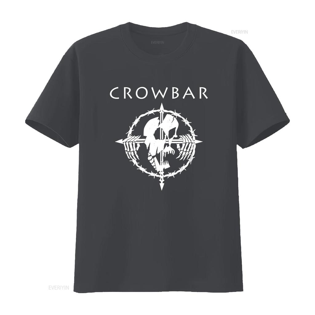 Vintage 90s Crowbar Band Cotton Black T Shirt Skull Crossbones Thorn Design All Sizes Available Vintage Washed Casual