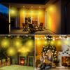 180-450LEDs Solar Star Burst Ball Lights, Remote Control 8 Modes Adjustable Hanging Copper Wire Firework Lights, for Yard Light