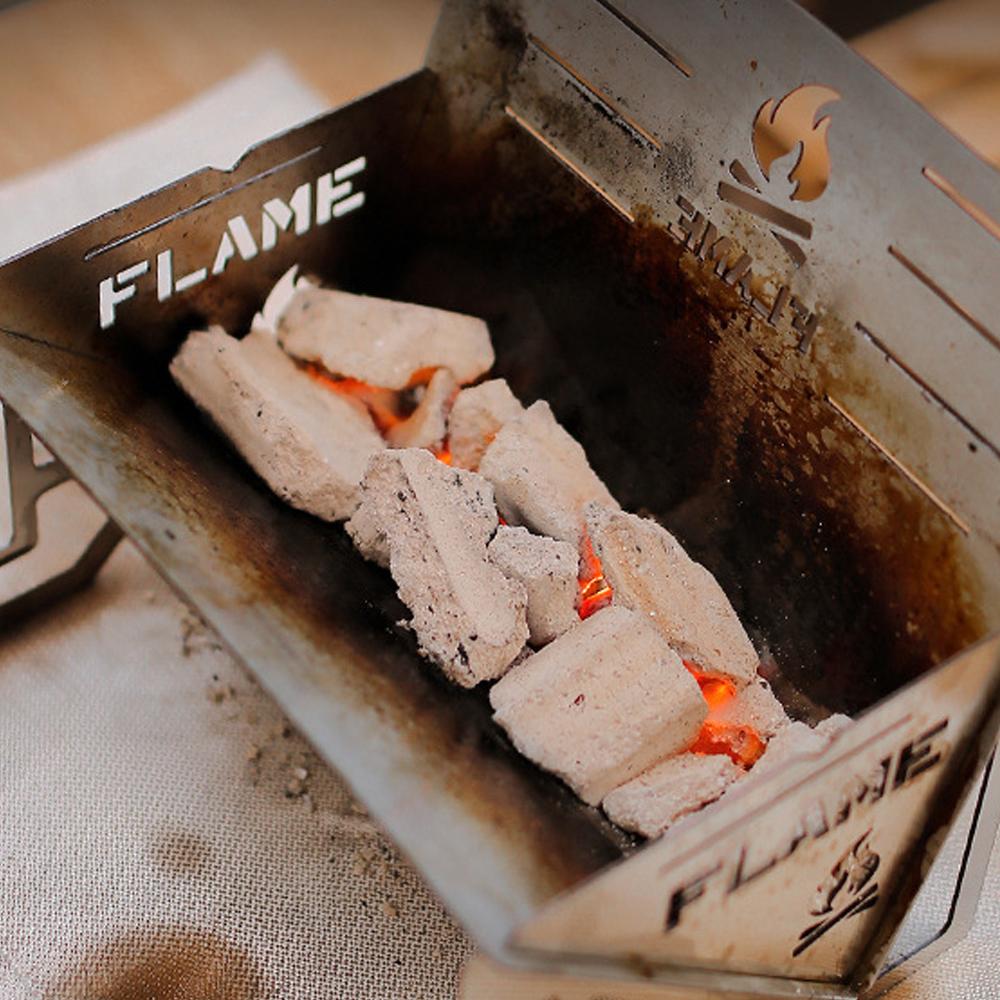 Outdoor Camping Detachable Stoves Portable Stainless Steel Furnace Multifunctional Picnic BBQ Cooking Accessory