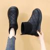 Snow boots winter  new velvet thickened warm Northeast large cotton shoes elastic bread foreign style short boots