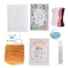 Needle Felting Kit Wool Chemical Fiber DIY Animal HandMade Toy Arts Crafts for Beginner