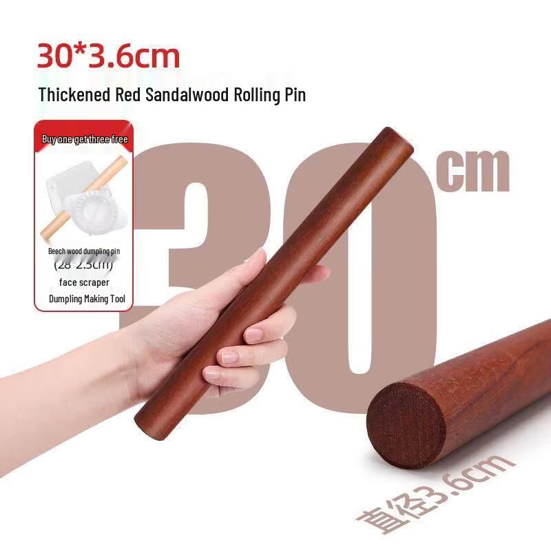 Red Sandalwood Rolling Pin & Beechwood Set