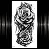 Kompass Brief Temporäre Tattoo Für Männer Frauen Erwachsene Realistische Gefälschte Wolf Schädel Tattoos Aufkleber Tiger Schwarz Wald Tatoos Unterarm