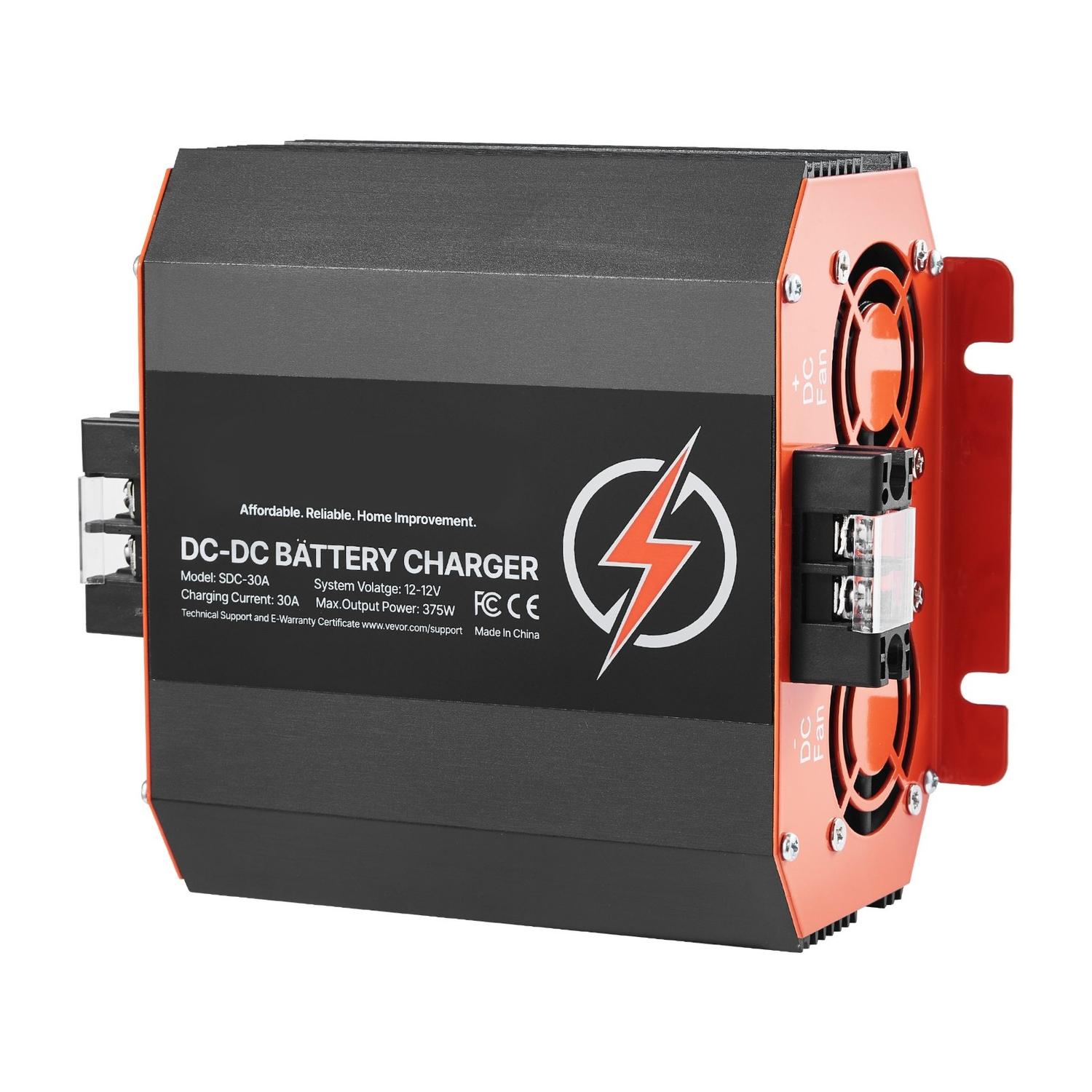 12V 30A DC uz DC lādētājs