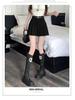2024 Sweet & Spicy Gray High-Waisted Pleated A-Line Mini Skirt - Korean Spring Style