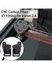 Machined Carbon Fiber XY Joint Connection Set for V2.4 Improve 3D Printers Functionality Light Weight