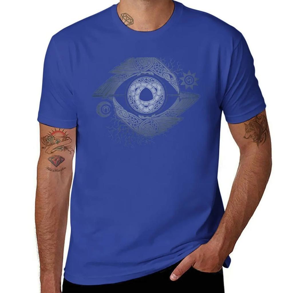 ODIN'S EYE T-Shirt korean fashion oversizeds Short sleeve tee