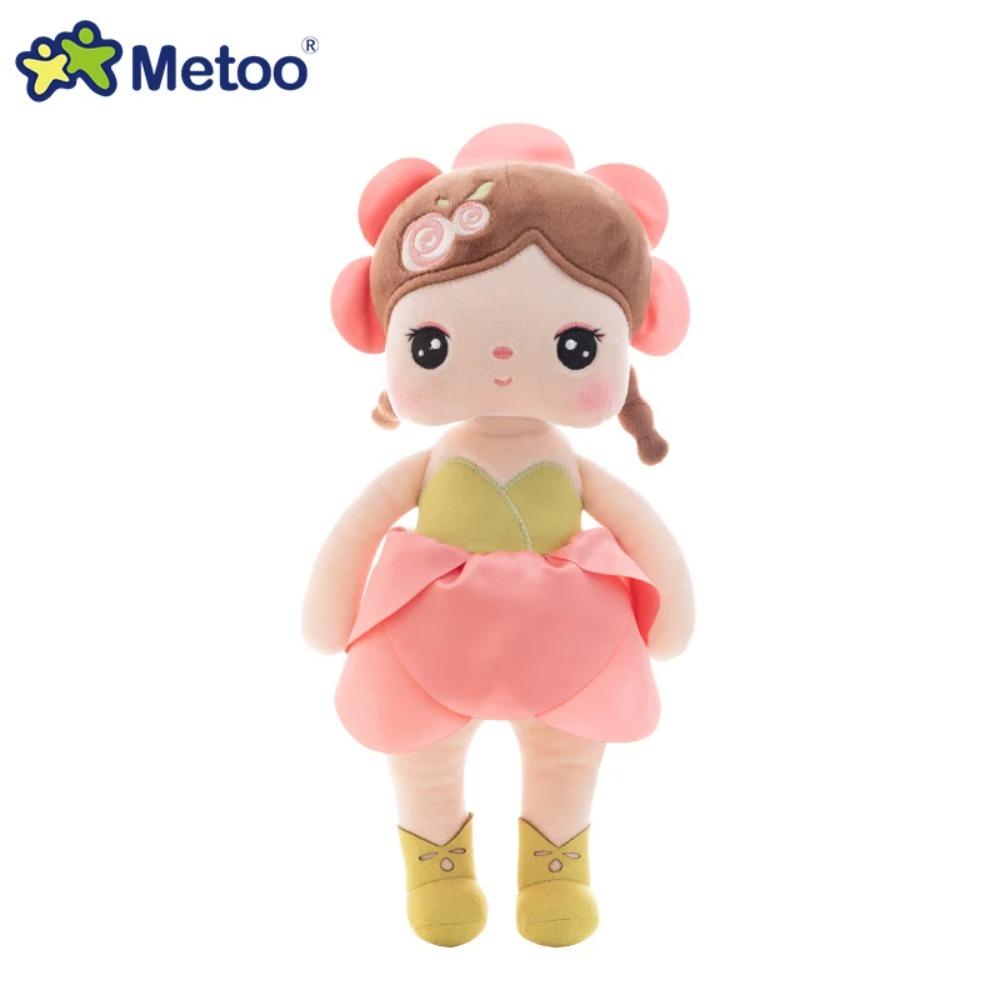 Metoo Doll  plushie kawaii Flower Fairy Angela Plush Toys Pillow Cartoon Decoration Gift For Kids Friends