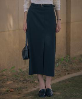 Tilaidai Slit Point Long Skirt [Tifa01Sk03]_2Color