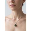 Collier - Pearls &amp; Colors - Perle de Culture d'Eau Douce AAA+ - Vert Intense - Argent 925 - 42 cm