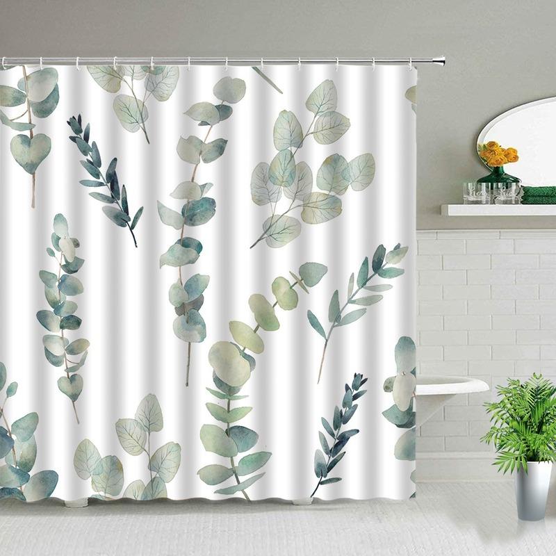 Flower Butterfly Pattern Shower Curtain Waterproof Bathroom Shower Curtains Elephant Bathroom Decor 3d Print Bath Curtain