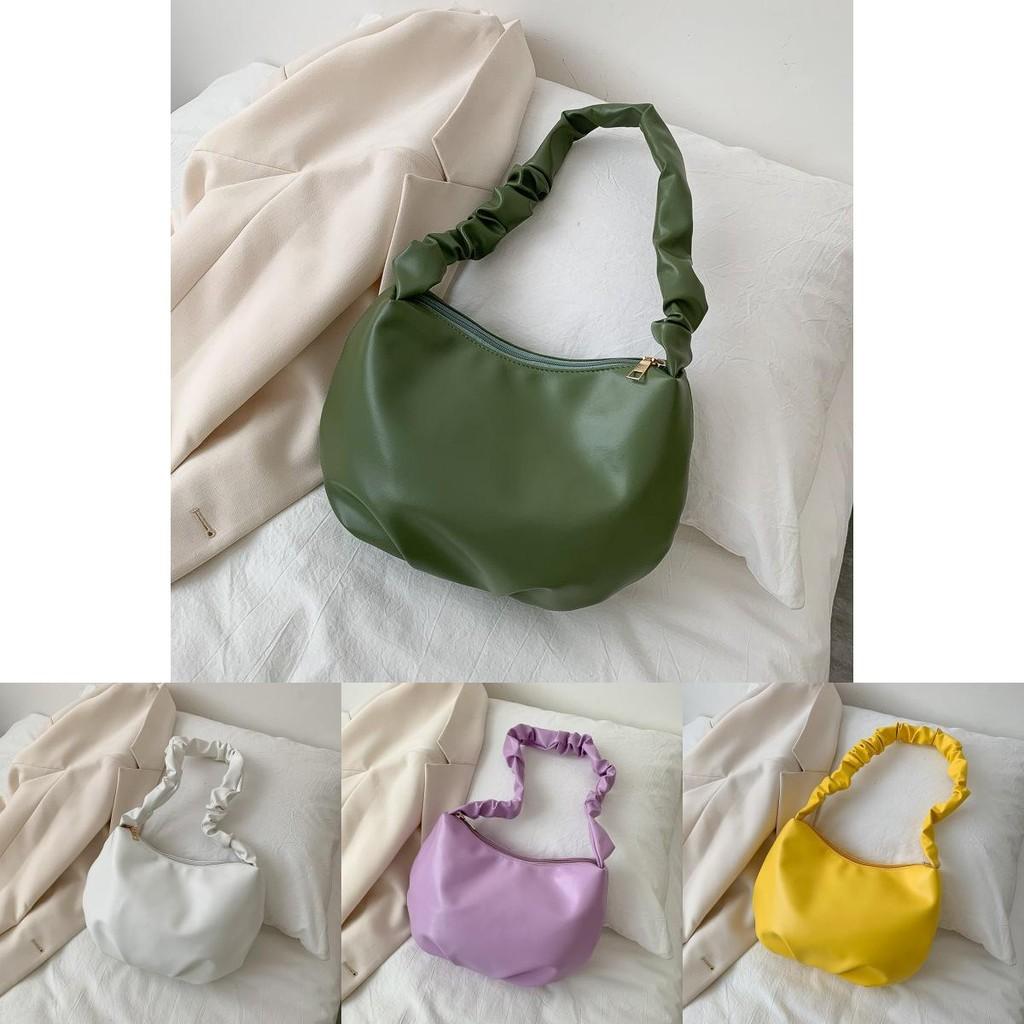 Fashionable Cloud Bag For Women Summer New Collection Pleated Design Large Capacity Shoulder Tote