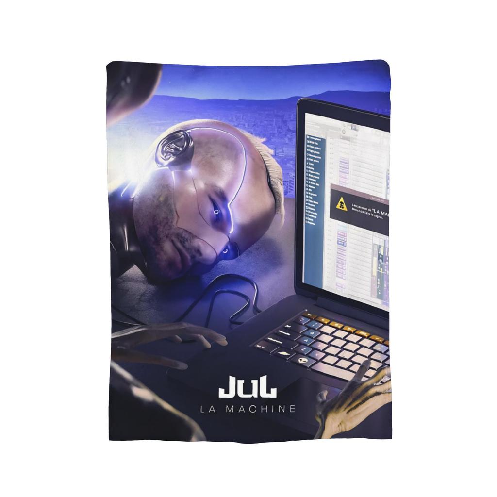 Rapper zpěvák Jul Sign Deka Fleece Podzim/Zima Multifunkční Lehká Přehozová deka pro ložní prádlo Venkovní přehoz