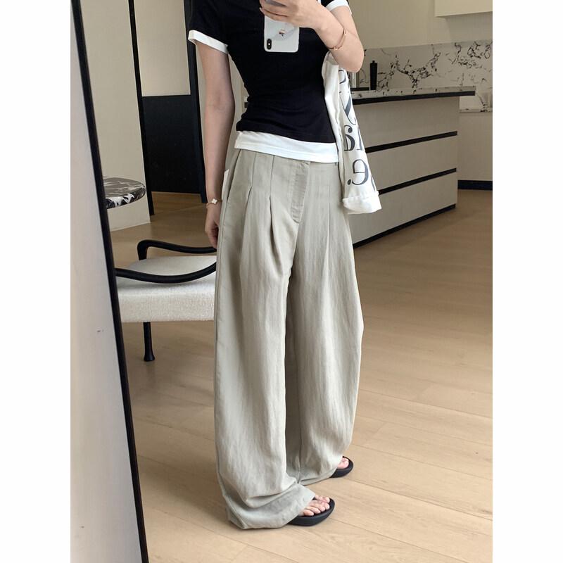 ICH MODE Women s Tencel Blend Casual Pants S