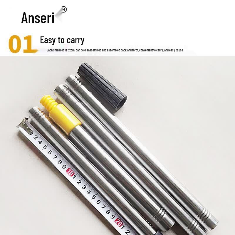Ancres Telescopic Stainless Steel Paint Roller Extension Pole