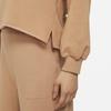 Nike Sweatshirts Women's Brown V Neck Moderate Regular DA0773-288