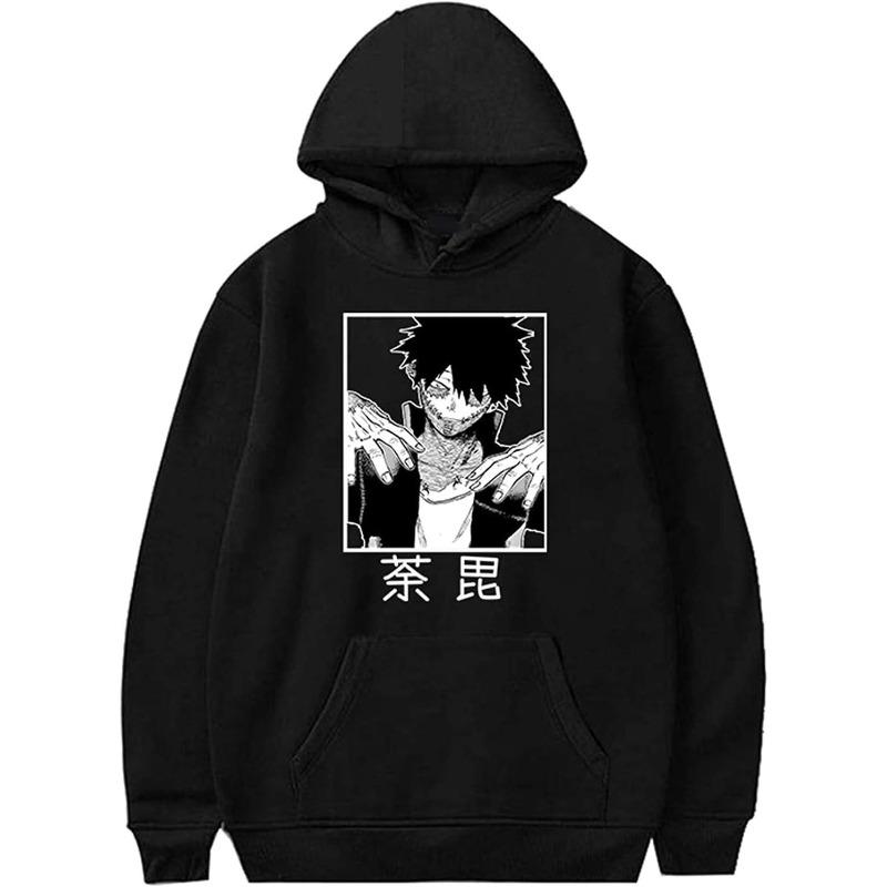 Japanese Animation My Hero Academy Hoodies Fashion Long Sleeve Sweatshirts Women Casual Harajuku Streetwear Sudaderas