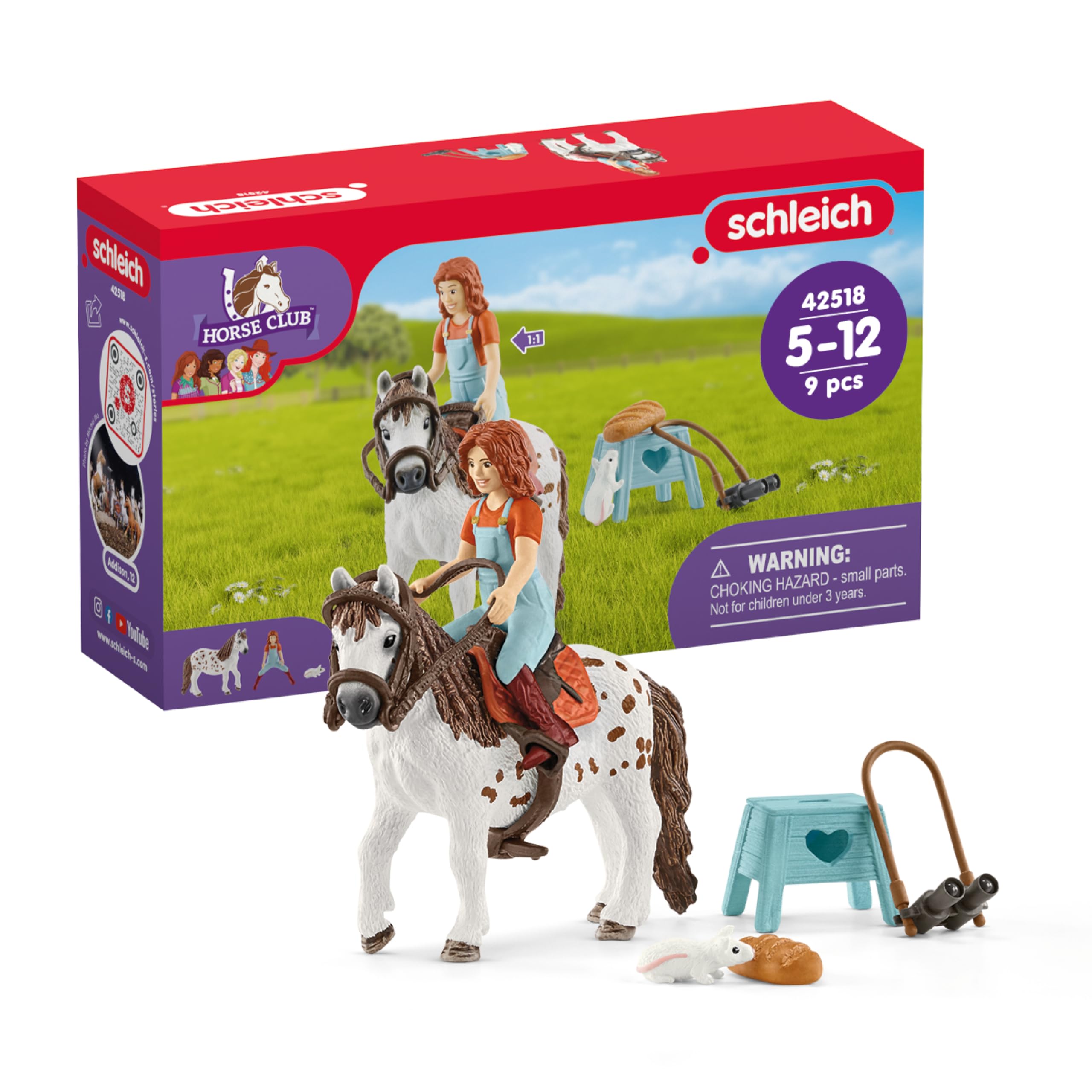 

Schleich Horse Club Мия и пони Спотти фигурка 42518