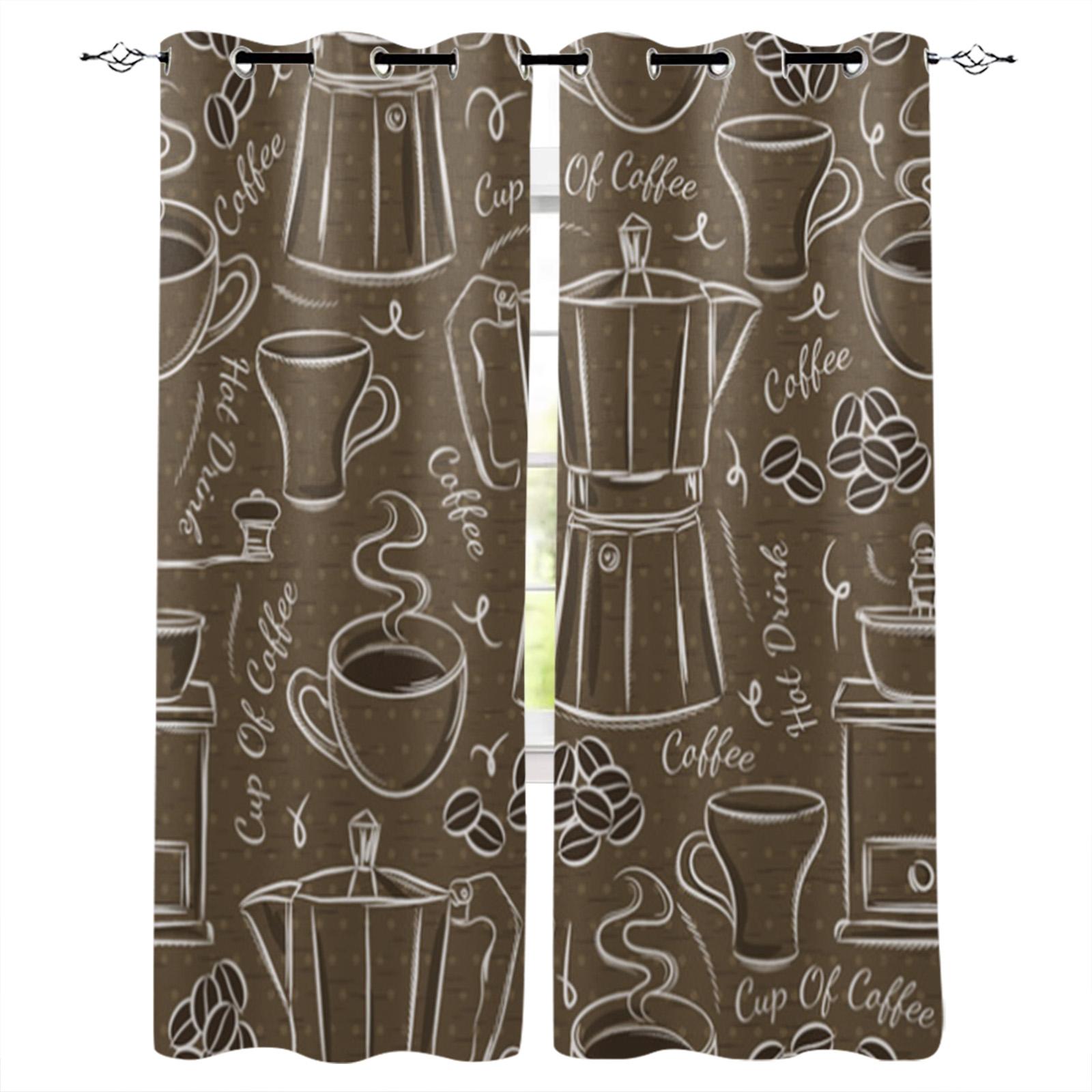 Кофейные ретро деревянные решетчатые оконные шторы — фото 8