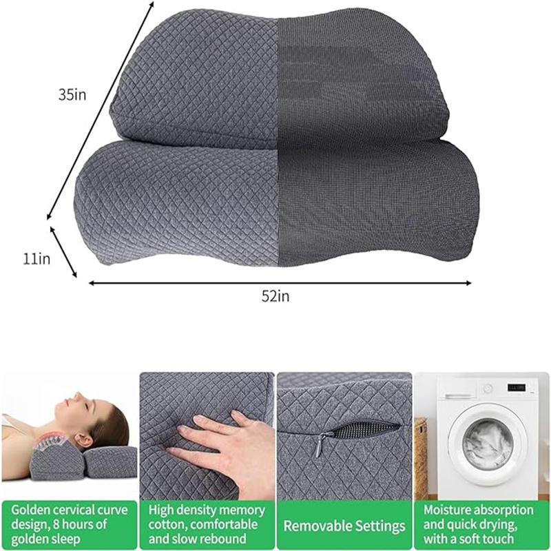 Neck Pillow For Neck Pain and Ergonomic Pillows Pain Relief Sleeping Sleeping For Back Stomach Side Sleeper Home