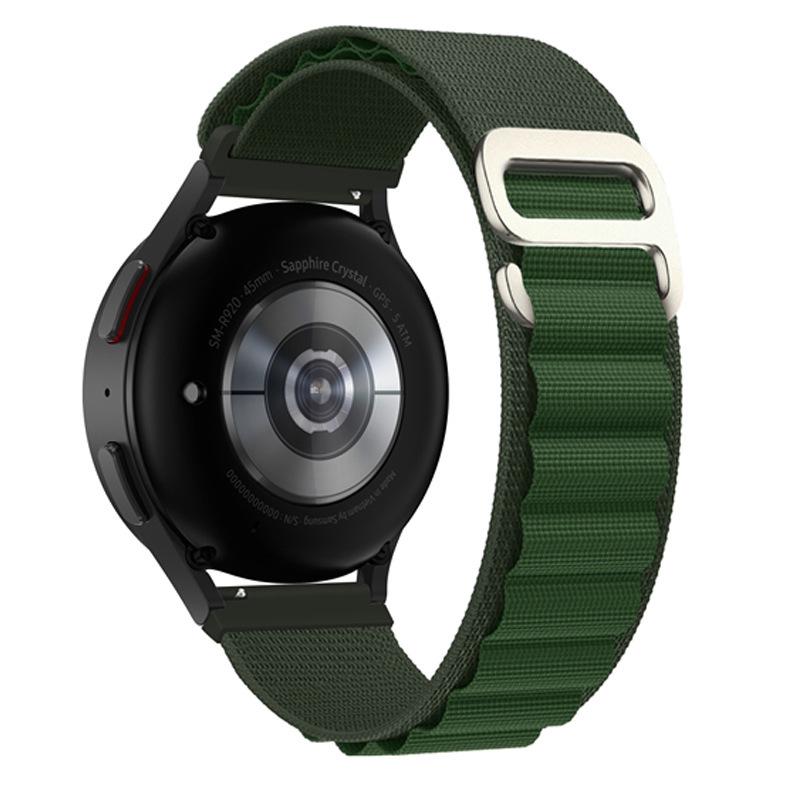 Compatible with Huawei GT6/5/4 Pro and Samsung Watch7/6, 22mm Universal Alpine Nylon Loop Strap.