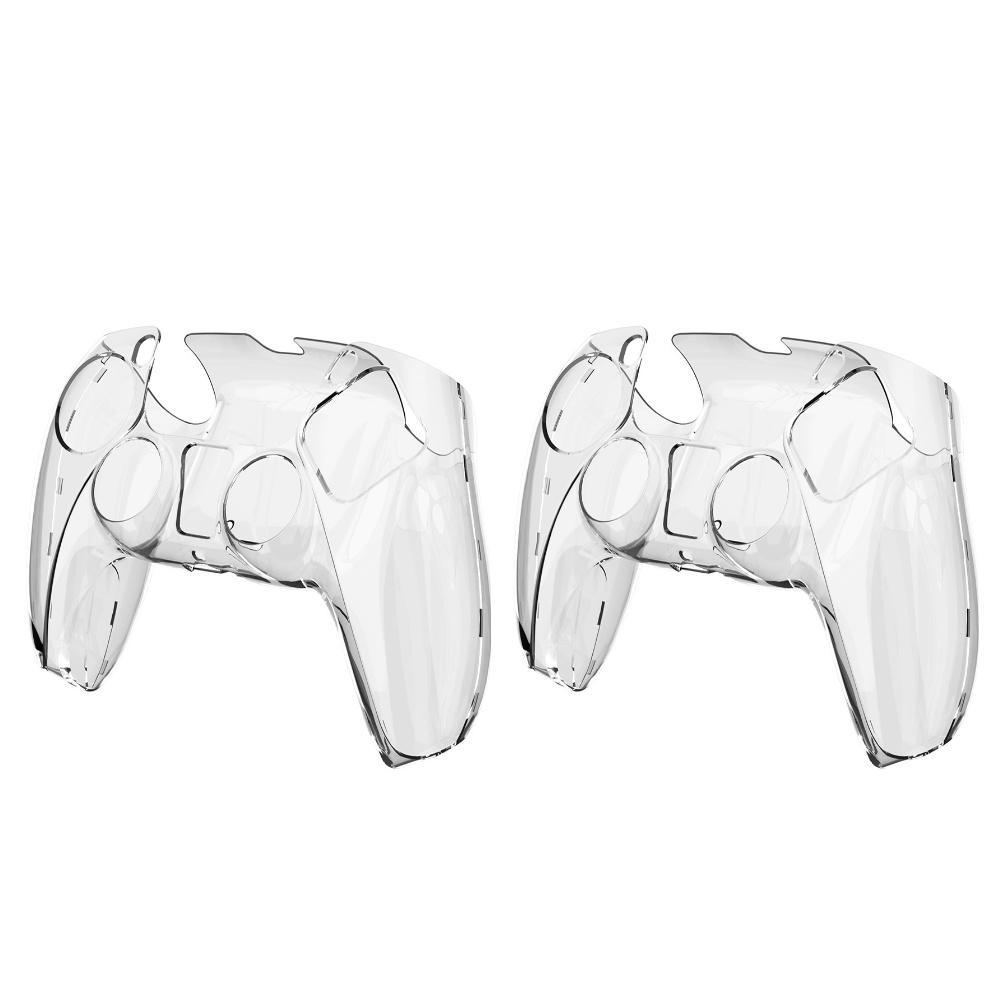Transparent Protector Case For PS5 Gamepad Controller Case DualSense Controller Clear PC Shell Ultra Slim Controller Shell