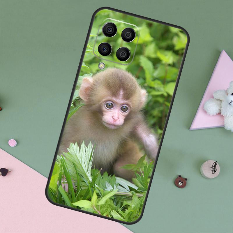 

Cute Baby Monkey Animal For Samsung Galaxy M23 M12 M13 M14 M15 M35 M55 M34 M54 M33 M53 M31 M11 M32 M52 M06 M16 Case Samsung M12