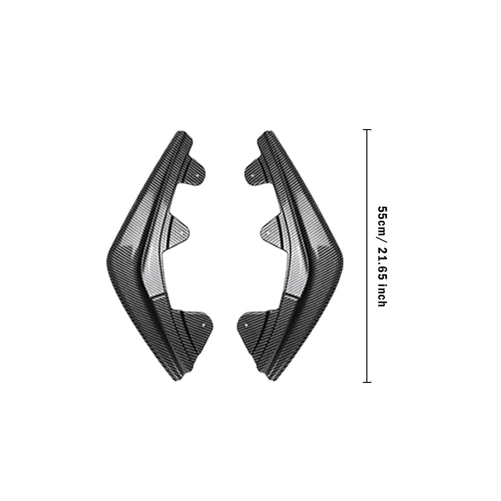 2Pcs Car Rear Bumper Side Splitters Side Diffuser Exhaust Trim For BMW F20 1 Series 118i 120d 120i 125i M Pack 2015-2019 LCI