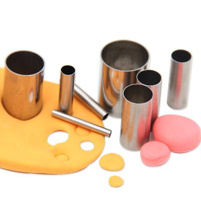 7/8 pezzi taglierina rotonda cava utensili per ceramica utensili per argilla polimerica estrusore per argilla con scatola di organizzazione strumento per intaglio e modellazione