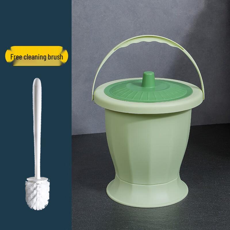 Portable Lidded Adult Urinal & Spittoon