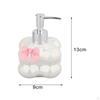 Ceramic Hand Soap Dispenser Lotion Modern 370ml Liquid Dispenser, Shower Gel for