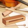 Wood Block Rhythm for Kids Teaching Tool Wooden Single Sound Tube Handheld Hand Percussion