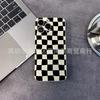 Black Plaid Applies To iPhone15 Mobile Phone Case 14PROMAX All-inclusive 13 Anti-drop 16/15 Protective Case 17.