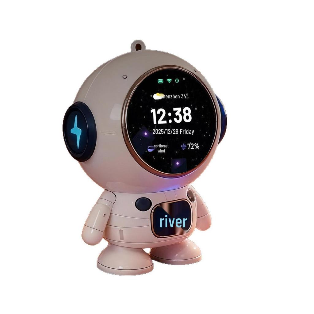 M2 Astronaut AI Voice-Interactive Student Alarm Clock & Learning Robot